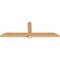 Ekena Millwork Eugene Smooth Timber Gable Bracket, Western Red Cedar, 84"W x 28"H x 3 1/2"D x 5 1/2"F, 8/12 Pitch GBW084X28X0406EUG00SWR - alternate 2